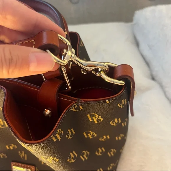 Dooney & Bourke Gretta Mini Barlow in Brown Tmoro - Picture 5 of 15